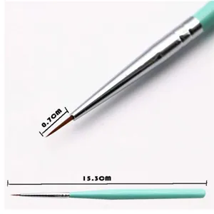 Ultra fine detail paint brush miniature model painting tool with macaron blue handle
