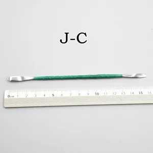 Stainless steel pottery sculpting tool, double ended clay carving tool for DIY craft.