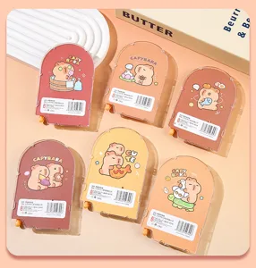 Set de seis coloridos juegos de laberinto de canicas portátiles Capybara para niños