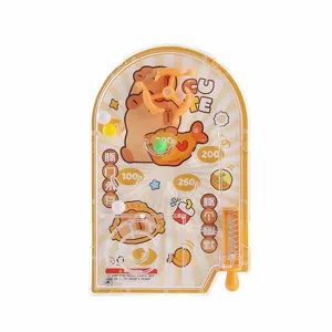 Mini juego de pinball portátil de laberinto con lindo personaje de capibara para niños