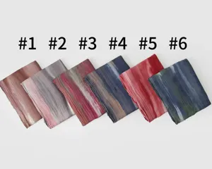 Striped tie-dye crinkled lightweight scarf breathable sun protection shawl headscarf