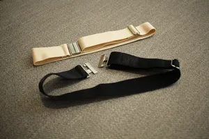 Adjustable anti-slip elastic bands for over-the-knee socks and boots, secure thigh straps.