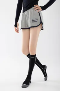 Professional sports compression calf socks for women running marathon fitness cycling wear.