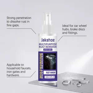 JAKEHOE multifunctionele roestverwijderaar spray detail met sterke penetratie op metalen.