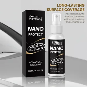 RayHong Spray Revestimiento Nano Coche 100ml Proteccion Pintura Hidrofoba Cuidado