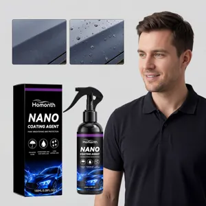 HOMONTH Agente de Revestimiento Nano para Coche Cuidado de Pintura Spray Impermeable Antifouling Pulido Brillo Protección