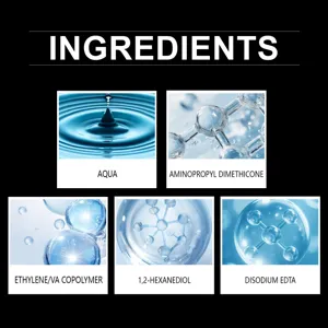 Tabla detallada de ingredientes del producto con los componentes químicos clave para aerosol.