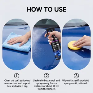 HOMONTH spray nano revestimiento coche pintura protección brillo impermeable 500ml