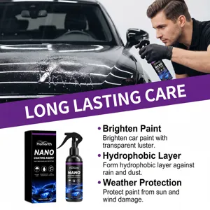 HOMONTH Nano Revestimiento Coche Spray 100ML Brillo Pintura Proteccion Hidrofobica