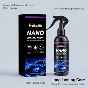 Homonth Nano Revestimiento Coche Spray 100ml Brillo Proteccion Pintura Hidrofobo