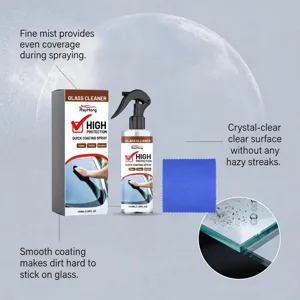 Rayhong spray de revêtement en verre pour pare-brise de voiture nettoyage protection 100ml