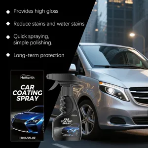 Spray de revestimiento para coche HOMONTH detalle, alto brillo y protección de pintura.