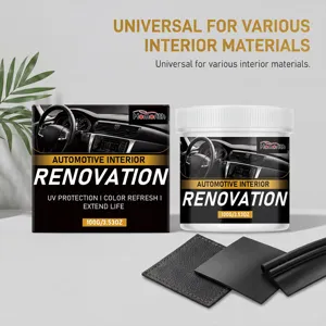 HOMONTH automotive interior renovation cream, 100g cleaning and care paste for car seats.