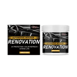 HOMONTH Car Interior Renovation Cream 100g Automotive Dashboard Plastic Restoration Paste