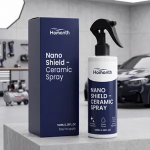 HOMONTH Spray de Revestimiento Nanocerámico para Coche Pintura Cuidado Pulido Limpieza Diaria Impermeable Protección Hidrofóbica