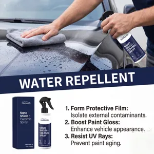 Spray de revestimiento cerámico para coche, protección de pintura y brillo 100ml