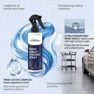 HOMONTH 100ml spray de revestimiento cerámico para coche con protección nano y brillo.