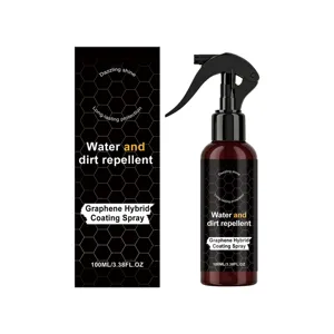 Botella de spray de revestimiento híbrido de grafeno para protección de coche y repelente.