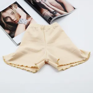 Femmes confortables short anti-éblouissement décontracté texturé été pantalon court détail