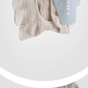 Details of the women's five-toe yoga socks, breathable anti-slip pilates cotton sports socks.