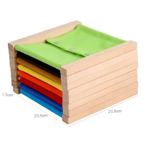 Montessori wooden dressing frame toy children early education daily life skill learning toy