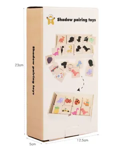 Detalle de caja de rompecabezas de emparejamiento de sombras, juguete educativo