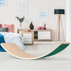 Planche d'équilibre en bois pour enfants Yoga Exercice Jouet d'intégration sensorielle