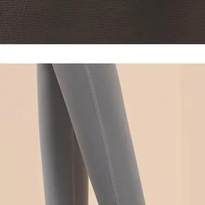 Women grey yoga fitness leggings pants comfortable stretch sportswear activewear apparel