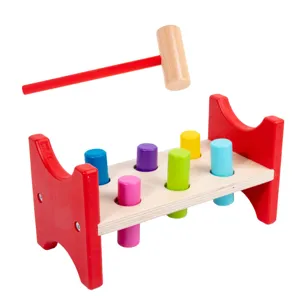 Holz Klopfbank Spielzeug Fruherziehung Montessori Hammer Spiel fur Kleinkinder Kinder