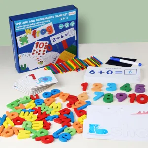 Kids English Letter Spelling Word Game Montessori Early Education Math Enlightenment Educational Toy Set