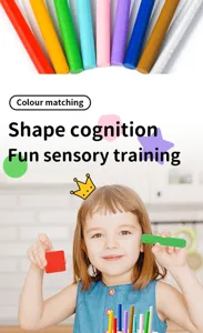 Montessori Holz Form Farbe Sortieren Lernspielzeug für Kinder Früherziehung Spielzeug