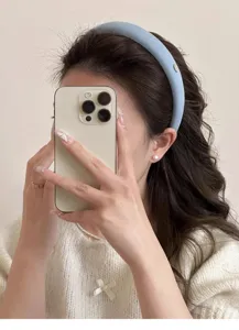 Schickes blaues Haarband fuer Damen Haarschmuck sweet Stil taeglich tragen bequeme Passform