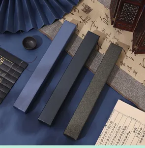 Long gift boxes for 8 and 10 inch folding fans, elegant packaging with lid design.