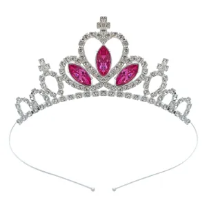 Mädchen Kristall Tiara Haarreif süße Prinzessin Haarschmuck für Geburtstag und Party.