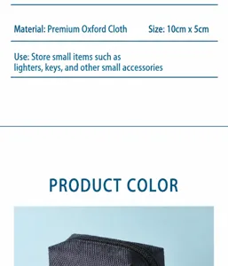 Nahaufnahme des hochwertigen Oxford-Stoffmaterials am tragbaren Kotbeutelspender