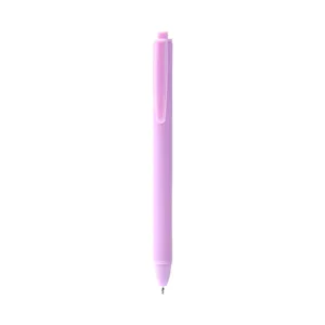 Morandi lavender retractable gel pen for school and office writing use