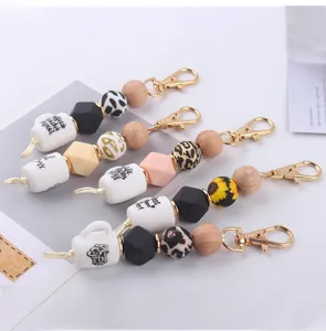 Silikonperlen Schlüsselanhänger süße Taschenanhänger ästhetische Accessoires Geschenke