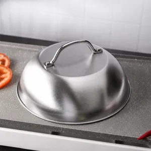 Cloche para hamburguesas de acero inoxidable 304 para barbacoas