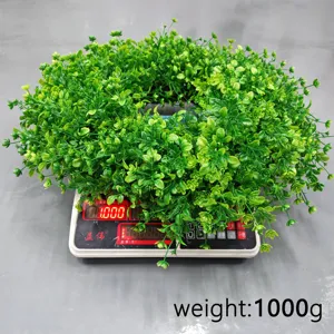 Kunstmatig groene buxus krans voor huisdecoratie lente zomer bloemendecoratie ornament 1000g