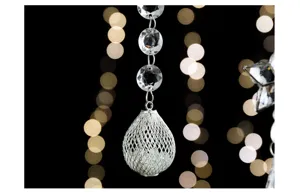Weihnachtsbaum Dekoration Kristall Tropfen Anhänger Hängend für Festliche Party Dekoration