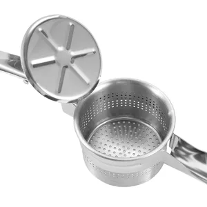 Stainless Steel Potato Ricer Manual Fruit Juicer Kitchen Food Masher Press Tool Durable