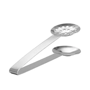 Stainless steel tea tong lemon clip ice clip multi-functional kitchen gadget metal tool