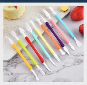 9-Piece Fondant Decorating Tools Cake Sugar Craft Modeling Sculpting Pastry DIY Baking Set