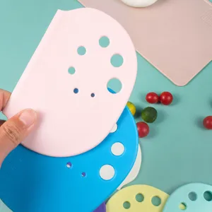 Rascador de masa de plástico con escala alisador de pasteles repostería herramienta de cocina