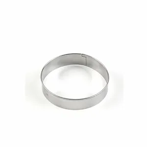 Moule à biscuit rond en acier inoxydable emporte-pièce métal pour cuisine pâtisserie DIY