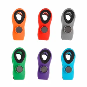 Set di clip di chiusura magnetiche multifunzionali per frigorifero con design ondulato per uso