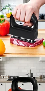 Batticarne professionale con lame in acciaio inossidabile per bistecca e pollo tenero.