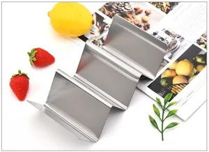 Edelstahl Taco Halter Ständer, metallische Wellen Taco Schalen Ständer für Küche.