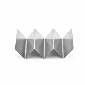 Edelstahl Taco Halter Ständer für mexikanische Tortillas Küche Esstisch Präsentation ca 19.8cm