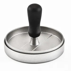 Aluminum Burger Press Patty Maker Heavy Duty Kitchen Tool Non-Stick Hamburger Meat Mold